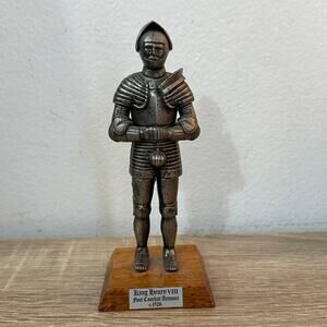 King Henry VIII Foot Combat Armour‎ C.1520 Pewter Detailed Figurine Articulated